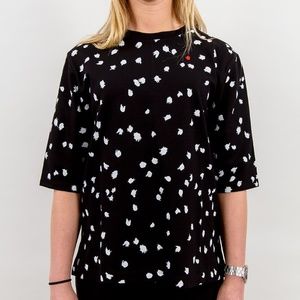 WeSC Stockholm Janni Dot Heavy Jersey Tee